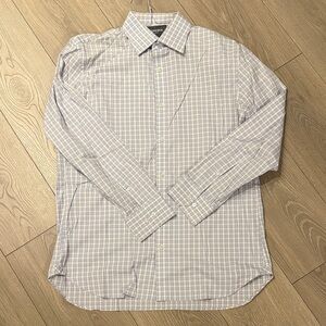 Banana Republic Light Blue Plaid Shirt